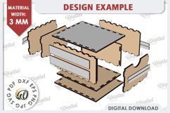 Easter Boxes Laser Cut Bundle. Easter Stacked Books SVG Product Image 2