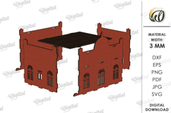 3D Railway Station Laser Cut. Kids toys SVG Product Image 13