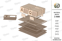 Educational Kids Game Laser Cut. Montessori Game SVG Product Image 2