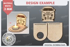 Valentine&#039;s Day Camping Candle Holders Laser Cut Bundle Product Image 10