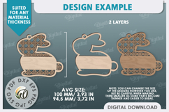 Easter Gift Tags Laser Cut Bundle. Personalized Basket Tags Product Image 5