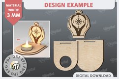 Valentine&#039;s Day Camping Candle Holders Laser Cut Bundle Product Image 7