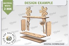 3D Easter Decor Laser Cut. Easter Stand. Spring Designs SVG Product Image 2