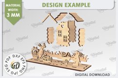 3D Easter Decor Laser Cut. Easter Stand. Spring Designs SVG Product Image 4