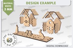 3D Easter Decor Laser Cut. Easter Stand. Spring Designs SVG Product Image 5