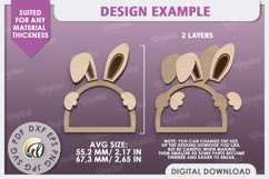Easter Wooden Napkin Ring Laser Cut. Easter Decor SVG Product Image 2
