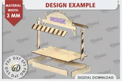 Valentine's Day Treats Shop Stand Laser Cut. Love SVG Product Image 3