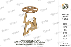 Ice Cream Cone Holder Laser Cut. Ice Cream Stand SVG Product Image 2