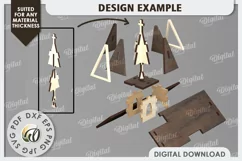 3D Christmas Church Laser Cut. Wooden Christmas Church SVG Product Image 7