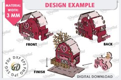 3D Valentine&#039;s House Laser Cut. Valentine Day Gifts SVG Product Image 4