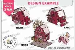3D Valentine's House Laser Cut. Valentine Day Gifts SVG Product Image 4