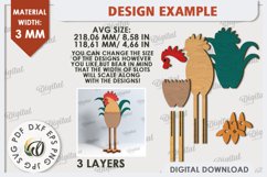 Easter Chick Laser Cut. Easter Characters. Easter Stand SVG Product Image 2