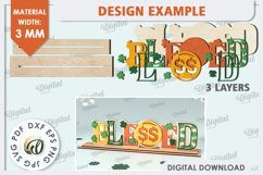 St Patrick&#039;s Day Stand Decor Laser Cut. Lucky Charm SVG Product Image 2