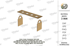 Ice Cream Cone Holder Laser Cut. Ice Cream Stand SVG Product Image 2