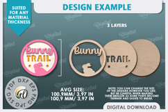 Easter Sign. Easter Decor SVG. Easter Tiered Tray Laser Cut Product Image 2