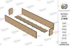 3D Lightbox Laser Cut. Sea life SVG Product Image 3
