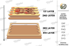 Kids montessori puzzle Laser Cut. Cat SVG Product Image 3