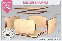 Valentine&#039;s Day Gift Box Laser Cut. Valentine Candy Box SVG Product Image 2
