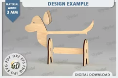 Wooden Tape Organizer Laser Cut. Tape Holder SVG. Dog SVG Product Image 2