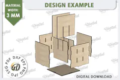 Funny Plant Markers With Box Laser Cut. Garden Stakes SVG Product Image 2