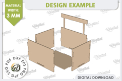 Easter Candy Box Laser Cut. Easter Treats Box. Easter Chick Product Image 3