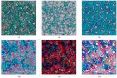 Bundle of Seamless shiny textures/Festive Hearts &amp; Candies  A COMPLEX ORNAMENT OF thin white, as if cut out of paper, sweets and hearts. Backgrounds - Silver, with sparkles and sparkles, seamless textures of blue, pink and red, mother of pearl, dark satur