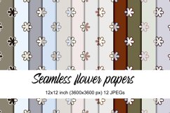 Seamless flower papers Product Image 1