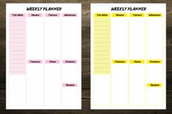 Simple Weekly Planner Product Image 3