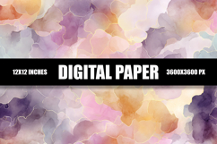 Colorful Watercolor Digital Paper Product Image 1