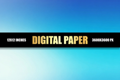 Blue Gradient Digital Paper Product Image 1