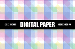 Pastel Stripes Digital Paper Product Image 1