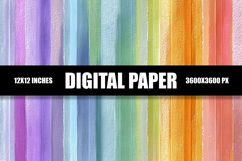 Colorful Stripes Digital Paper Product Image 1