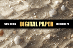 Sea Shel Digital Paper Product Image 1