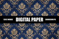 Vintage Floral Digital Paper Product Image 1