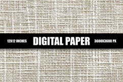 White Fabric Textured Digital Paper Product Image 1
