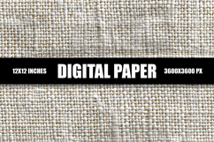 White Fabric Textured Digital Paper Product Image 1