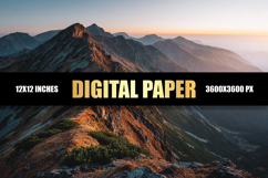 Mountain Digital Paper Product Image 1