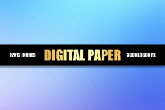 Blue Gradient Digital Paper Product Image 1