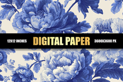 Floral Digital Paper Product Image 1