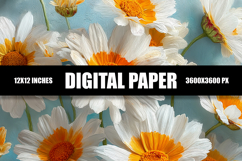 Floral Digital Paper Product Image 1