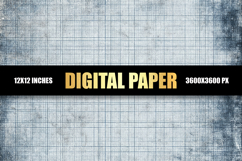 Old Blue lined Digital Paper Product Image 1