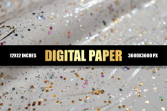 Glitter Gray Digital Paper Product Image 1