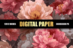 Floral Digital Paper Product Image 1