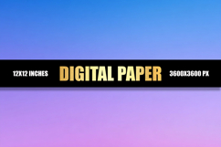 Blue Pink Gradient Digital Paper Product Image 1