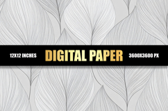 Abstract Leaves Digital Paper Product Image 1