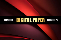Red Abstract Digital Paper Product Image 1
