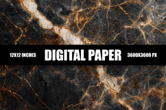 Black Marble Digital Paper Product Image 1