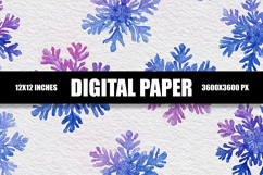 Snowflakes Digital Paper Product Image 1