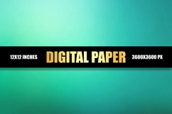 Blurred Green Digital Paper Product Image 1