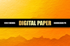 Yellow Orange Texture Digital Paper Product Image 1